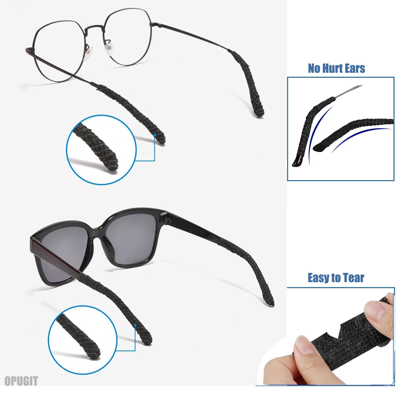OPUGIT pose sans colle lunettes pratique et rapide.