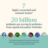 Sept souches probiotiques Ora Organic pour la digestion