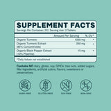 Capsules Ora Organic Curcuma Curcumine, prise quotidienne pratique.