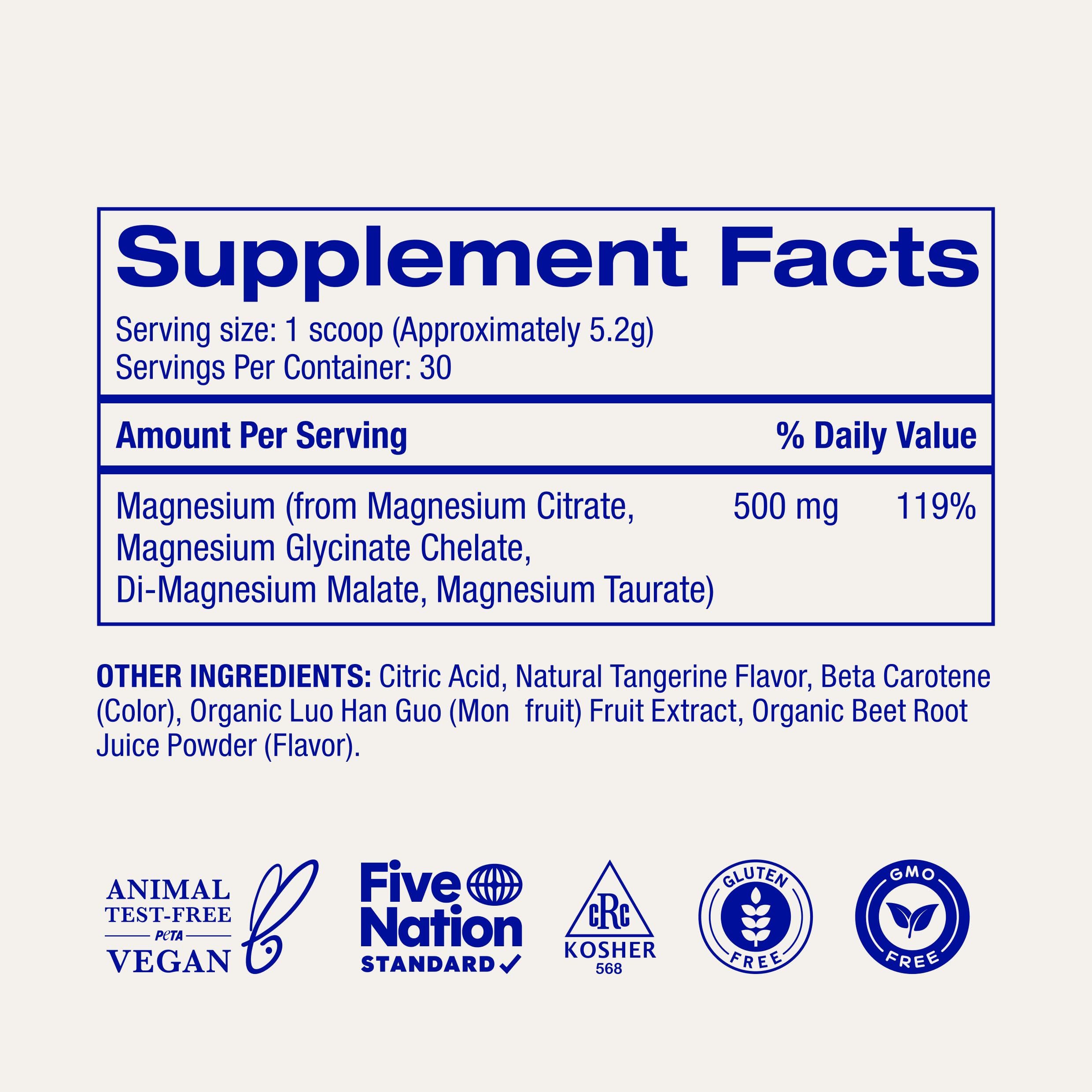 Ora Organic Magnésium Complex eau glacée – peut favoriser relaxation après effort.