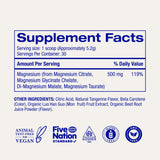 Ora Organic Magnésium Complex eau glacée – peut favoriser relaxation après effort.