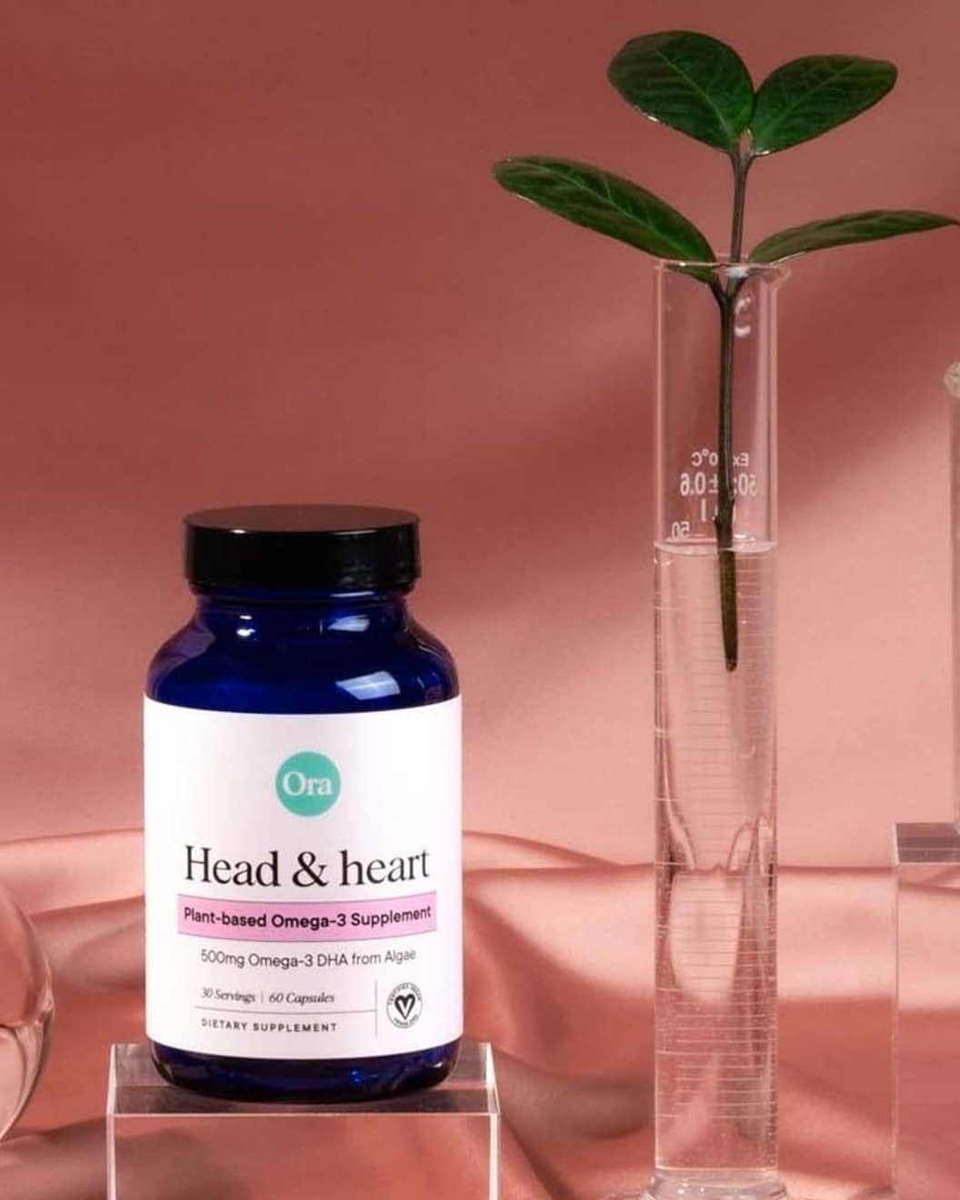 Ora Organic oméga-3 DHA – soutien potentiel du cœur grâce au DHA majoritaire.