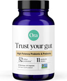Ora Organic Probiotics bouteille 52milliards CFU soutien digestion potentiel