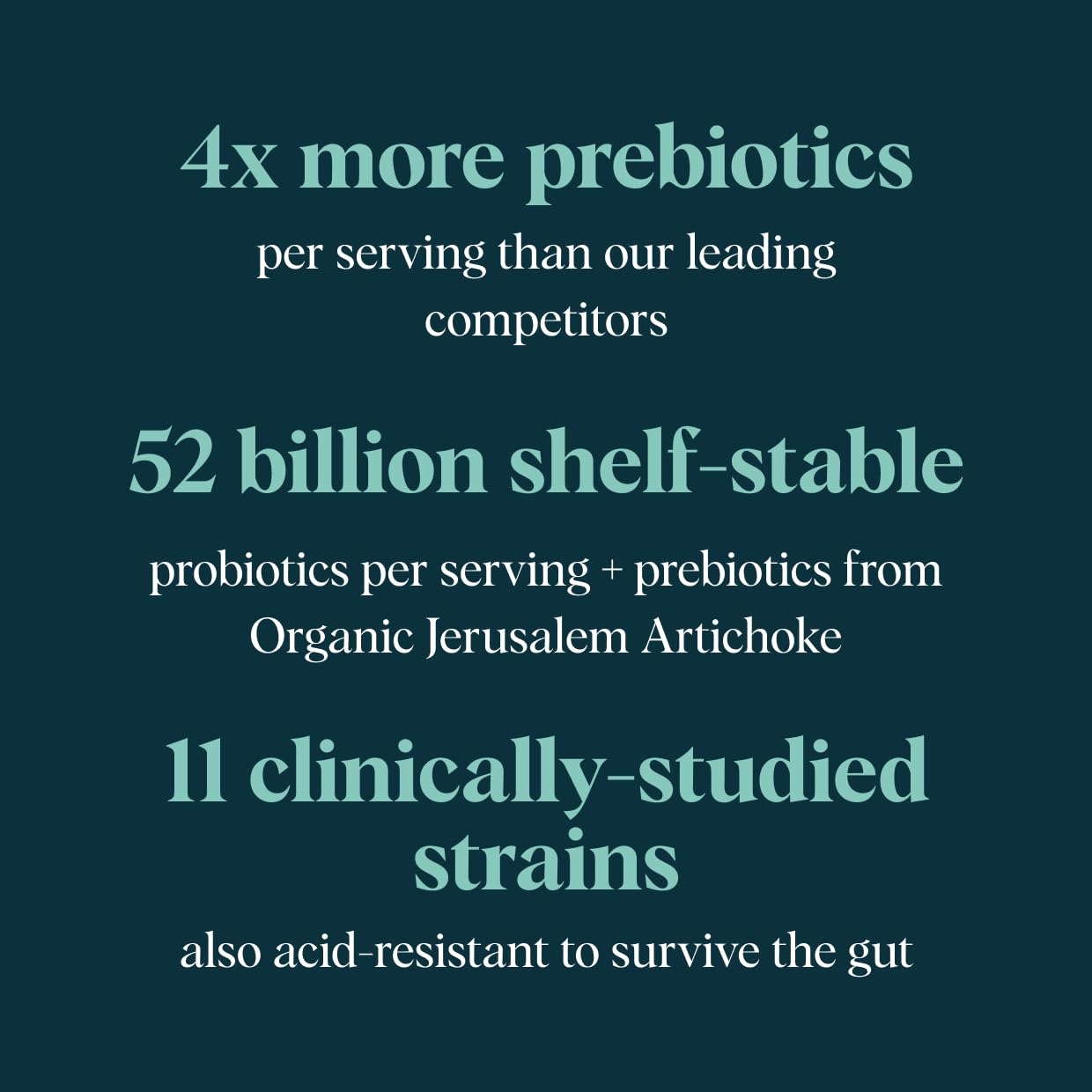 Ora Organic Probiotics prebiotiques inuline artichaut de Jérusalem nourrit les probiotiques