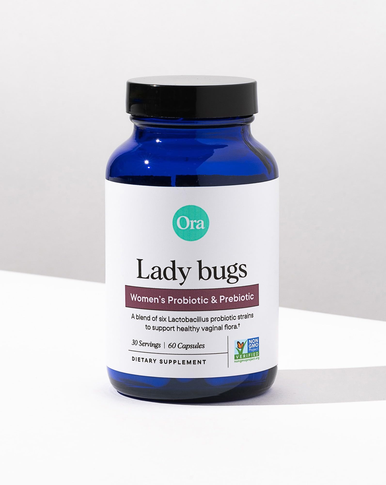 Ora Organic – format pratique, 60 capsules véganes pour un mois d'utilisation.