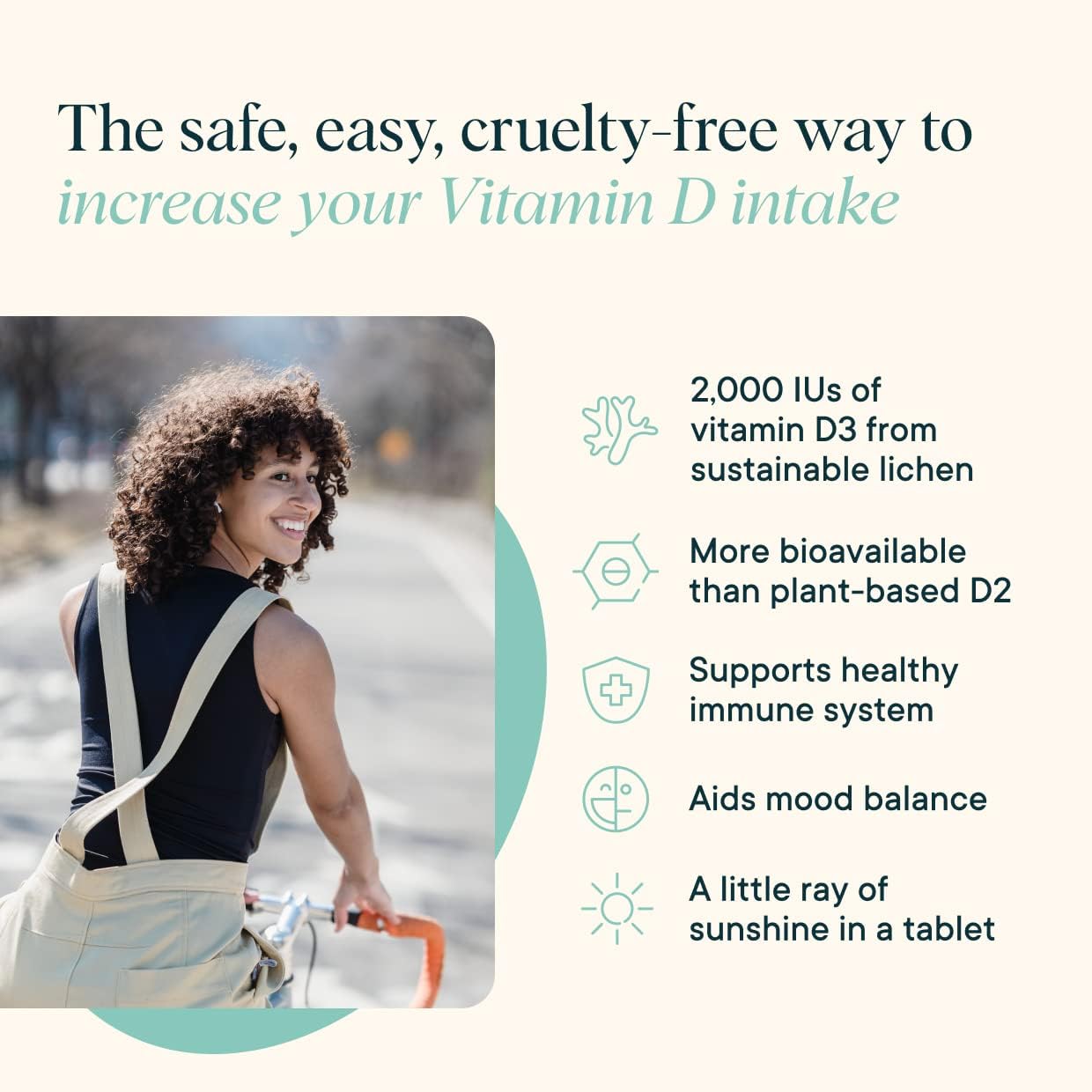 Ora Organic Vitamine D3 2000IU, routine matinale facile, pour énergie naturelle.
