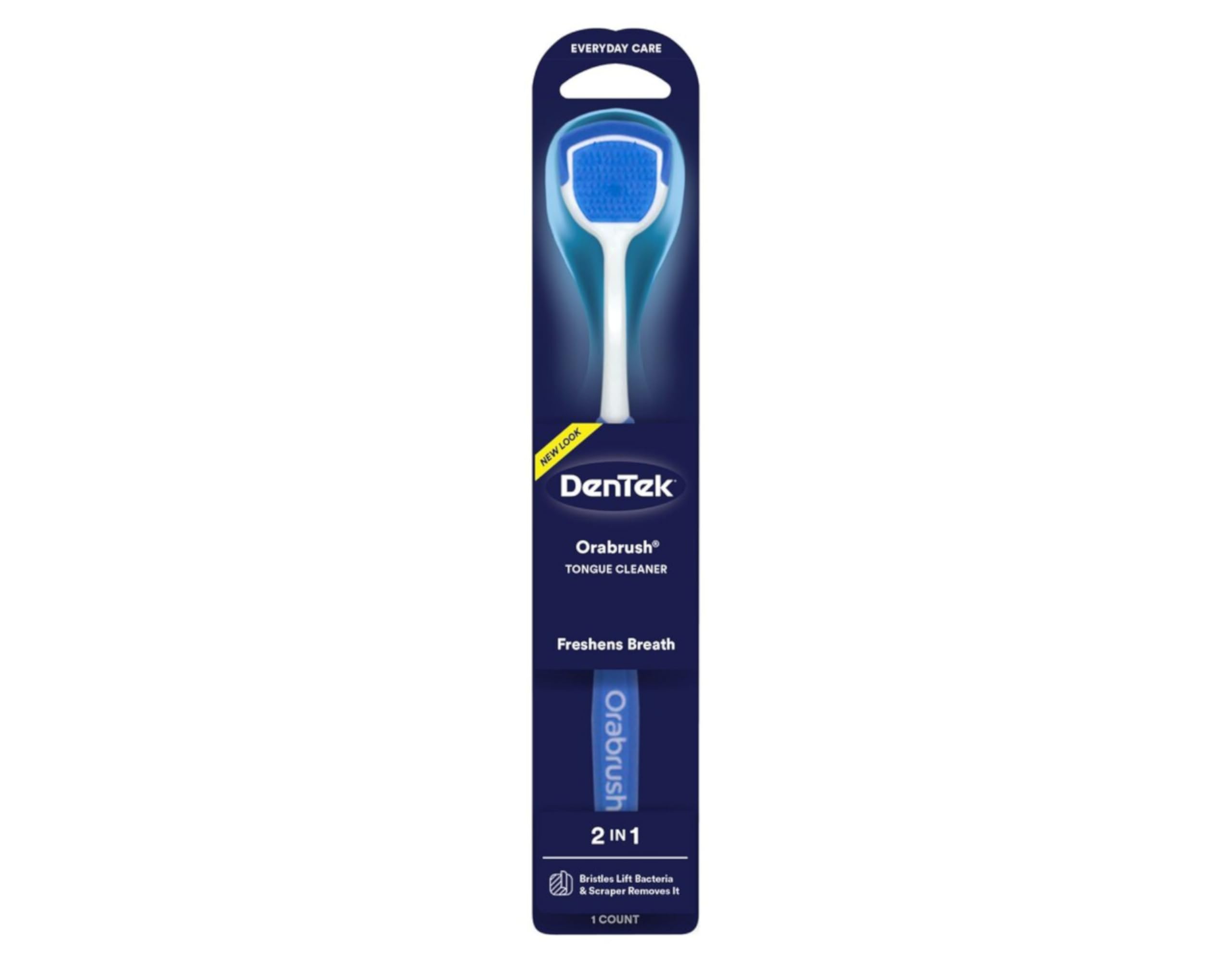 Orabrush langue brins micro-pointes douces pour atteindre les crevasses