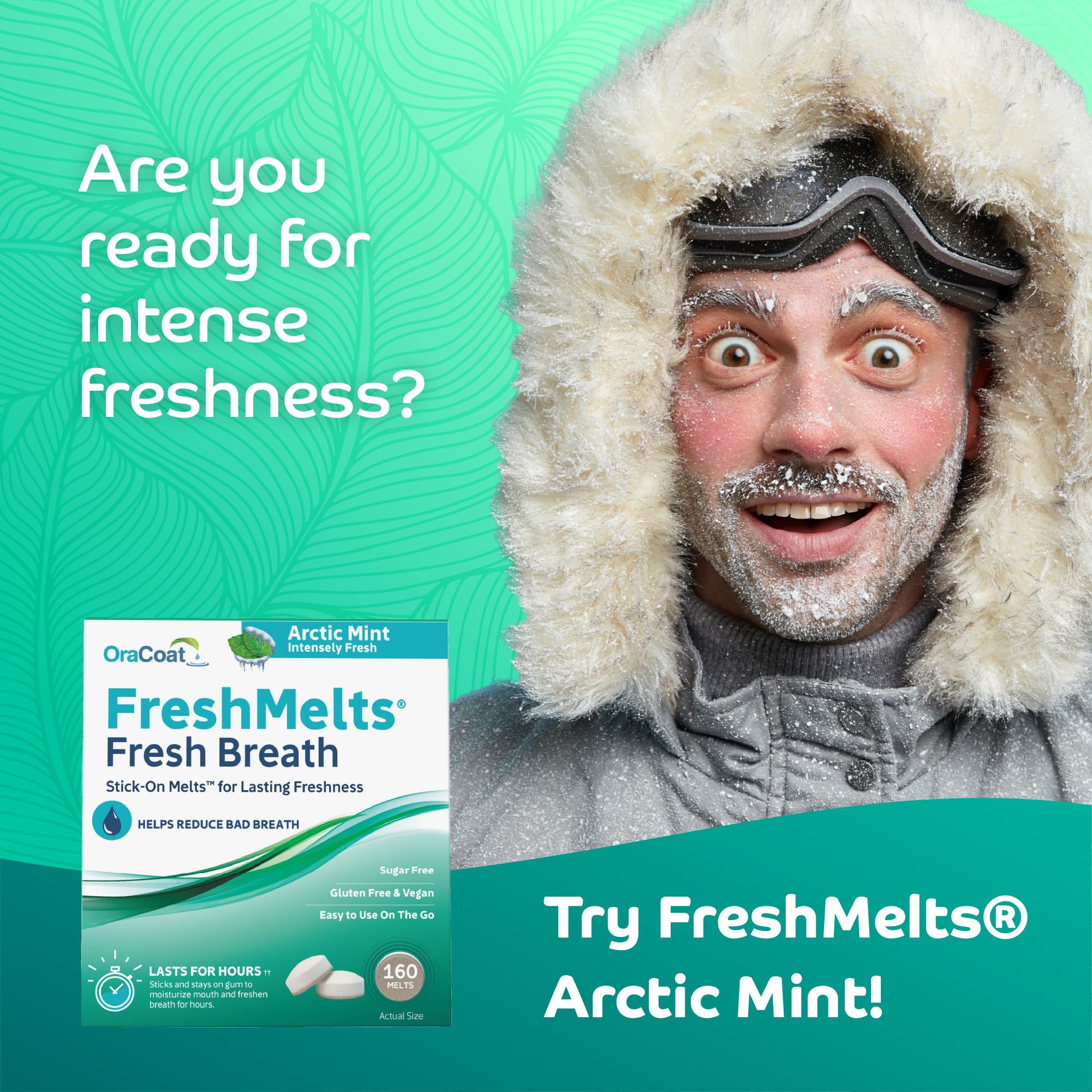 Oracoat FreshMelts format 40 pièces pour déplacement