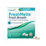 OraCoat FreshMelts – pastilles adhésives, haleine fraîche durable en déplacement.