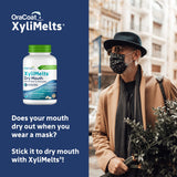 Oracoat XyliMelts ingrédients xylitol, soutien doux pour la salive et l'haleine.