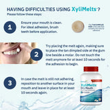 Oracoat XyliMelts, disque dents, stimule la salive pour une bouche confortable.