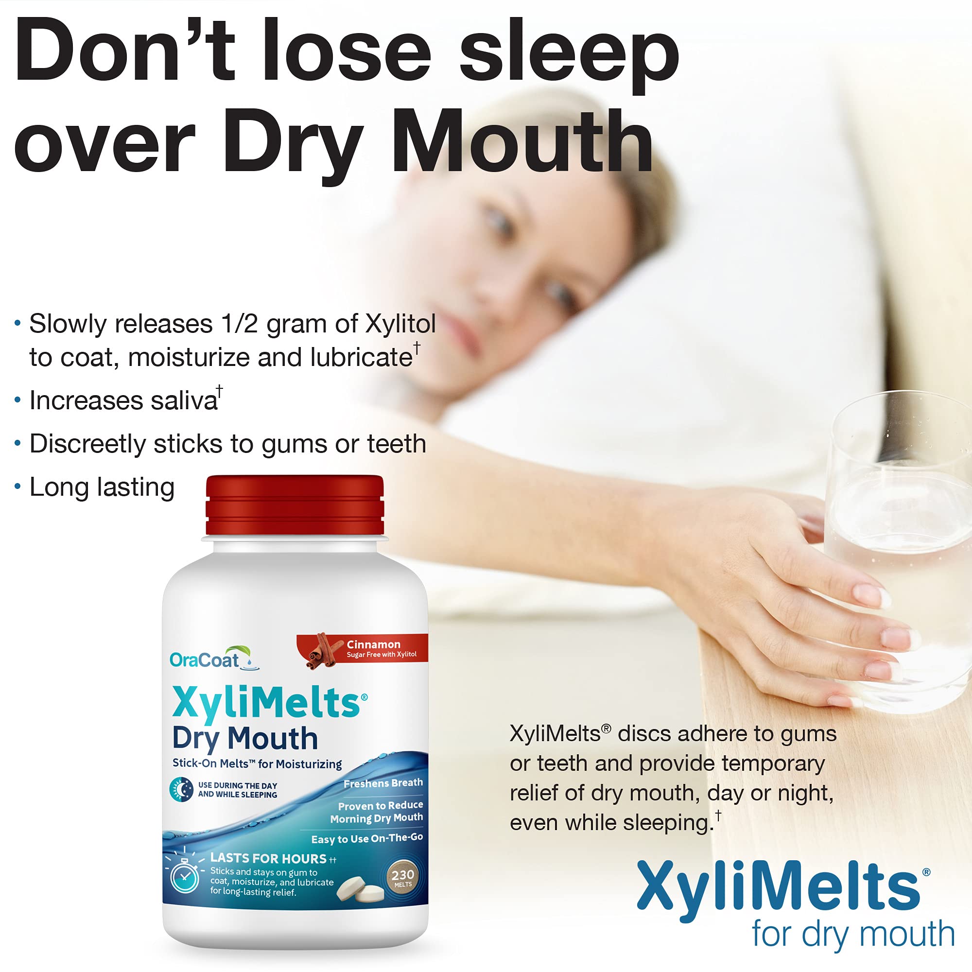 Oracoat XyliMelts, disque neutralisation acides, améliore l'équilibre buccal.