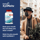 Oracoat XyliMelts, nuit-relief 8 heures, aide à un repos buccal confortable.