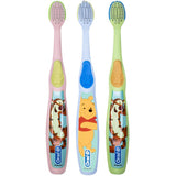 Brosse Oral-B bébé Pooh, poils extra-doux pour petites dents.