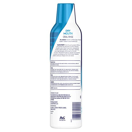 Oral-B Fraîcheur menthe après chaque rinçage.