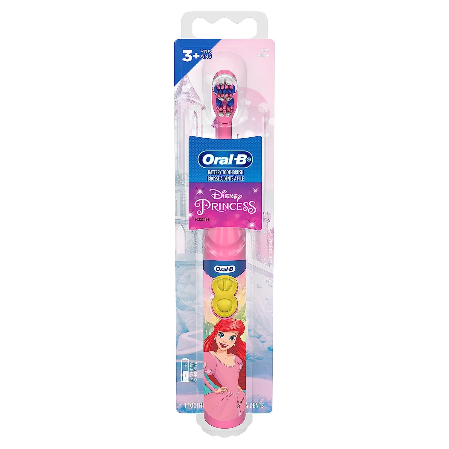 Oral-B Kid's Mermaid : tête rotative pour nettoyer en profondeur les surfaces.