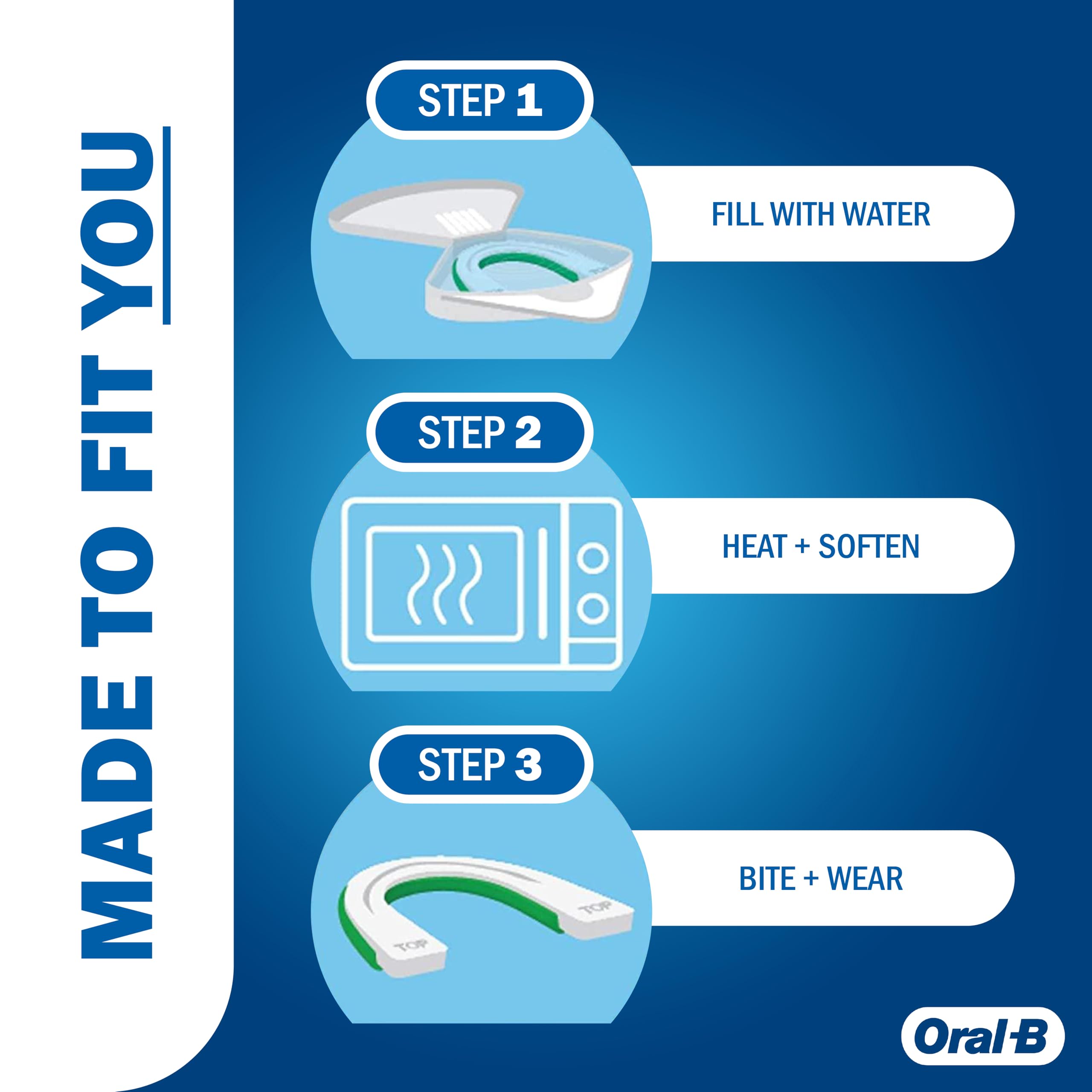 Oral-B réduction du bruit du grincement avec le protège-dents
