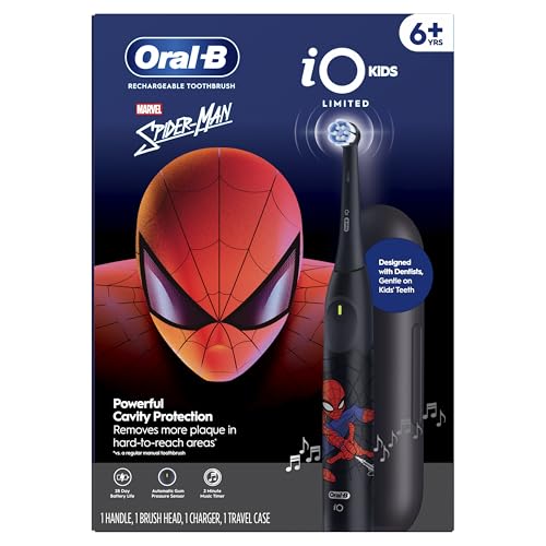 Oral-B iO Kids Spiderman – motif Spider-Man pour enfants passionnés
