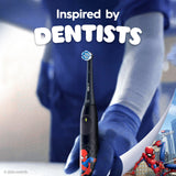 Oral-B iO Kids Spiderman – usage quotidien simplifié pour les jeunes nettoyeurs