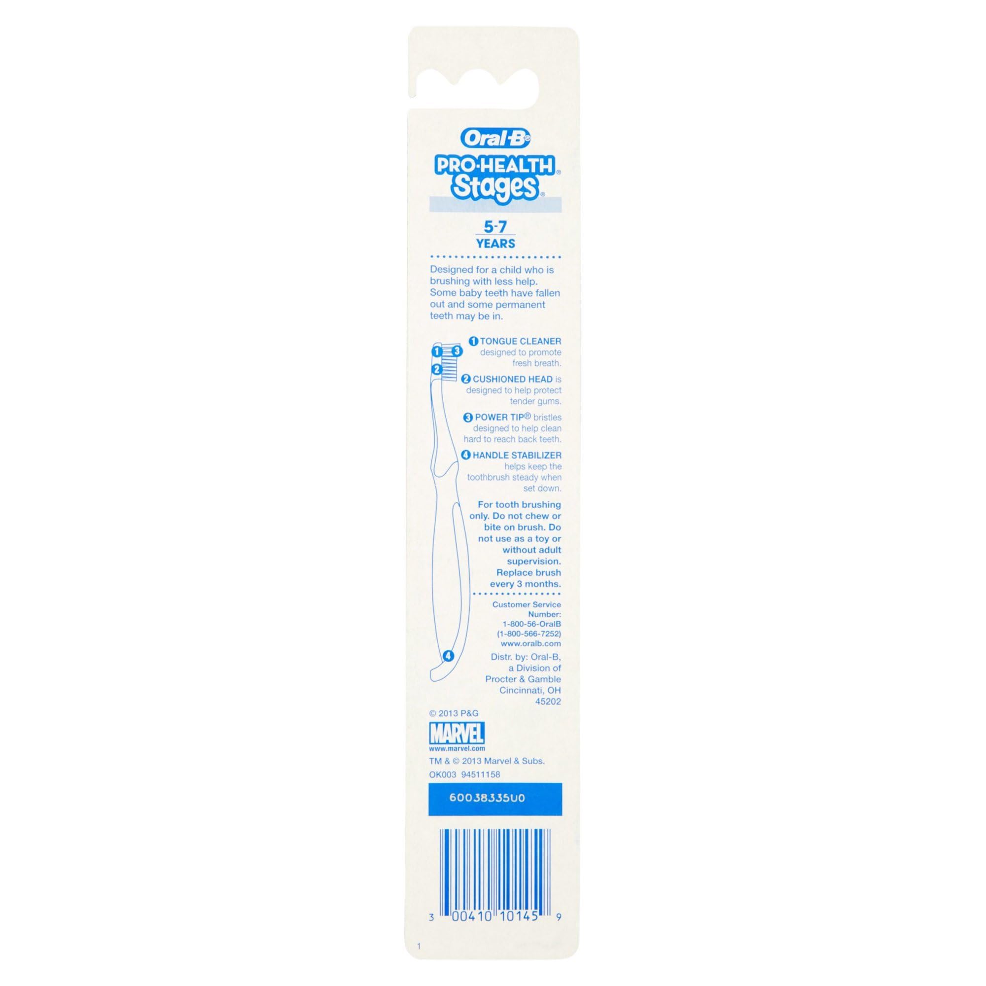 Oral-B Kids Spider-Man, lot de 6 pour un remplacement pratique.