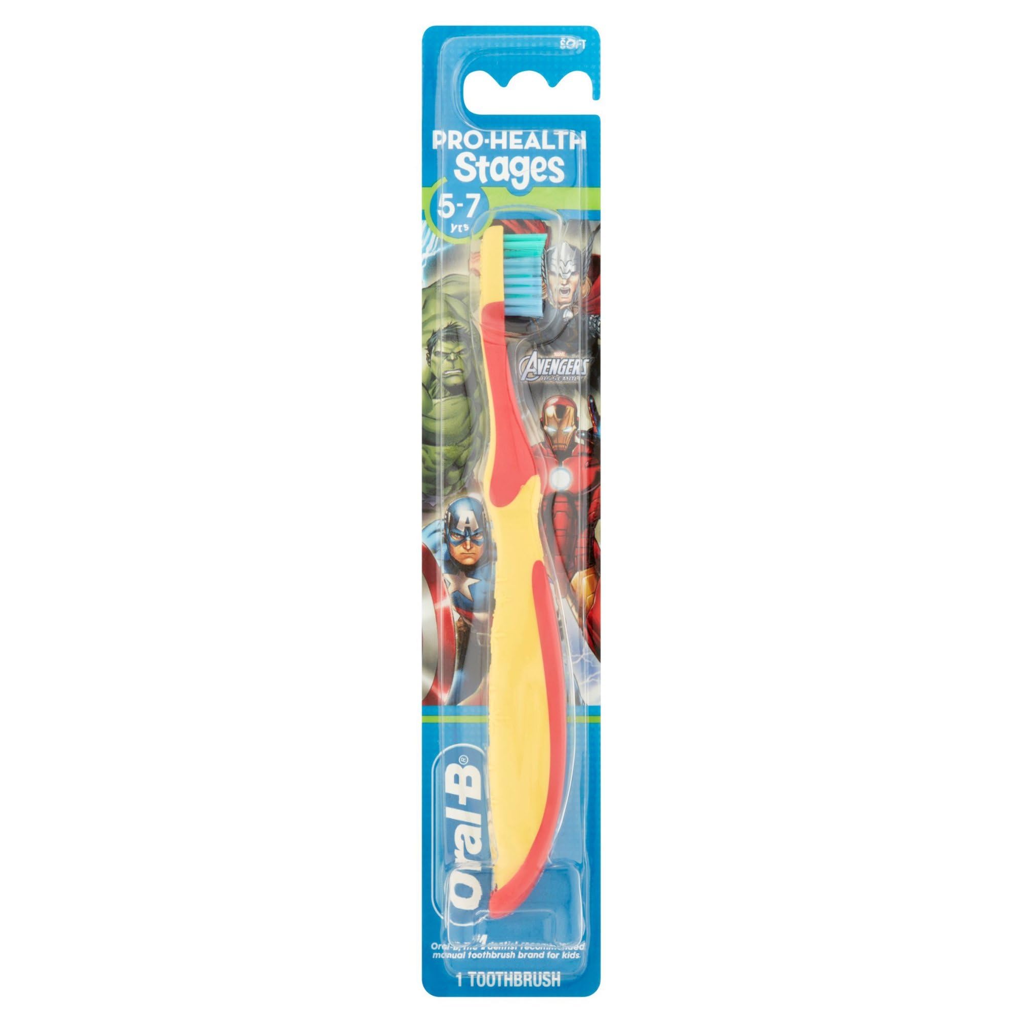 Oral-B Kids Spider-Man, poignée ergonomique pour petites mains qui apprennent.