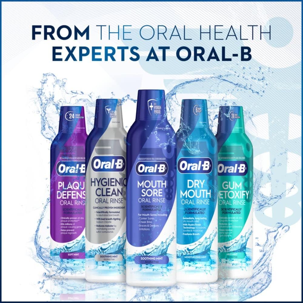 Oral-B Collection: rinçage quotidien recommandé par les professionnels.