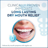 Oral-B Menthe hydratante: flacon frais, sensation douce d'hydratation.