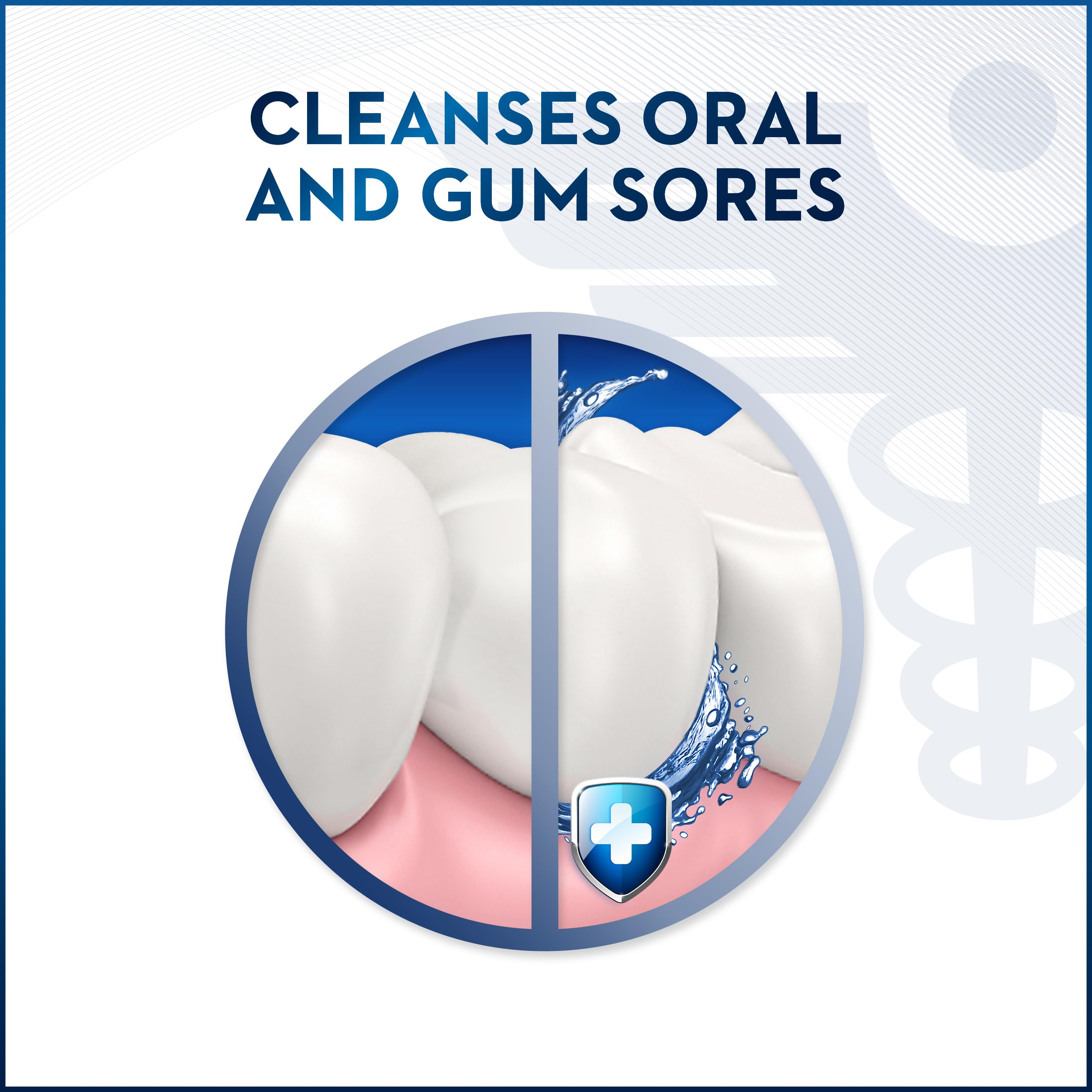 Oral-B Rinçage Soin Spécial — Utilisation après brossage pour confort buccal.