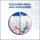 Oral-B Rinçage Soin Spécial — Utilisation après brossage pour confort buccal.