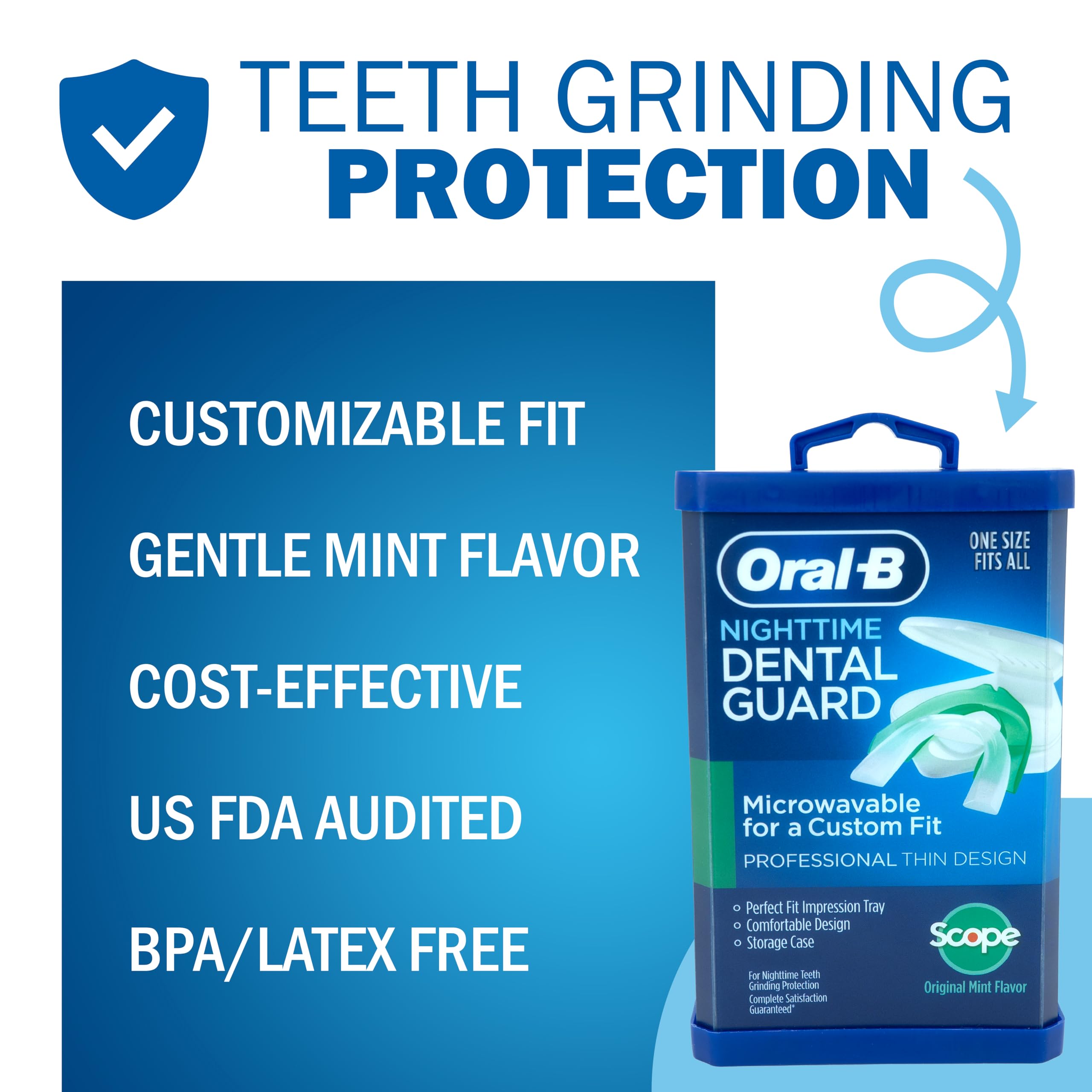 Oral-B saveur menthe Scope: goût frais pendant l’utilisation
