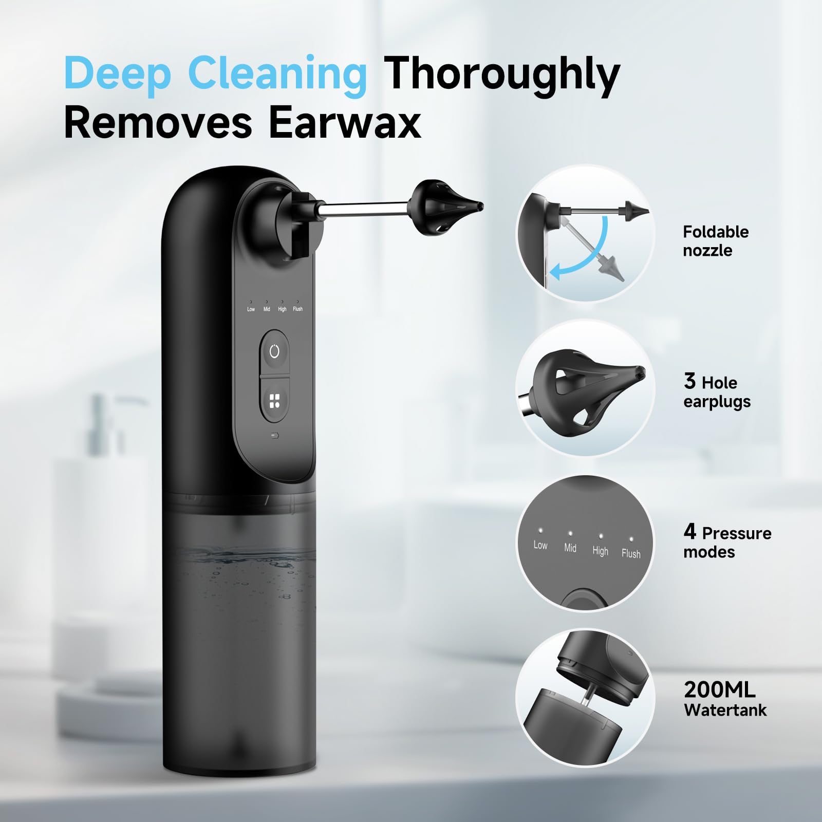 ORALNEED, seringue oreille: accessoire pratique pour rincer en douceur.