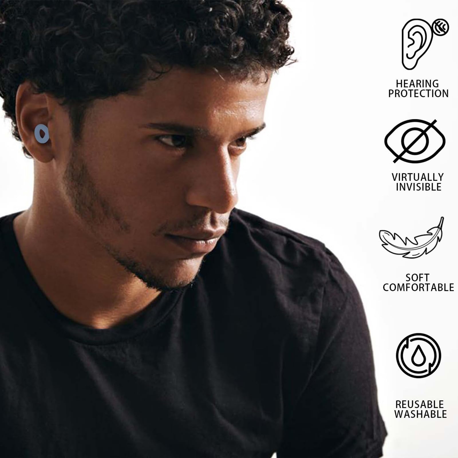 ORANDNOT bouchons oreilles étui étanche anti-poussière pour déplacements