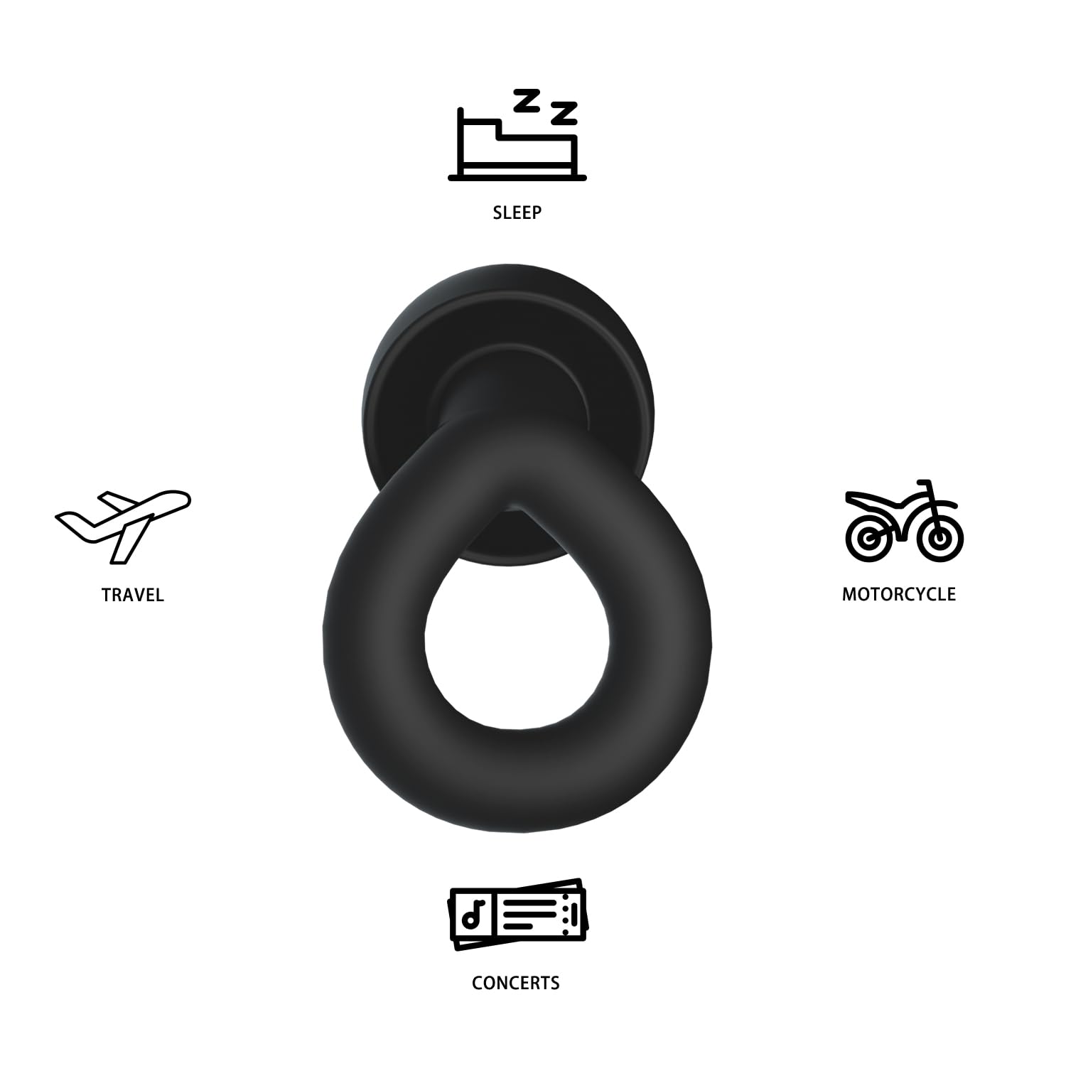ORANDNOT embouts d'oreille de tailles XS à L pour un ajustement personnalisé.