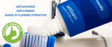 Dentifrice Oranurse avec fluorure 1450 ppm sur emballage