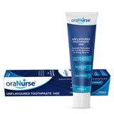 Texure satinée du dentifrice sans parfum Oranurse