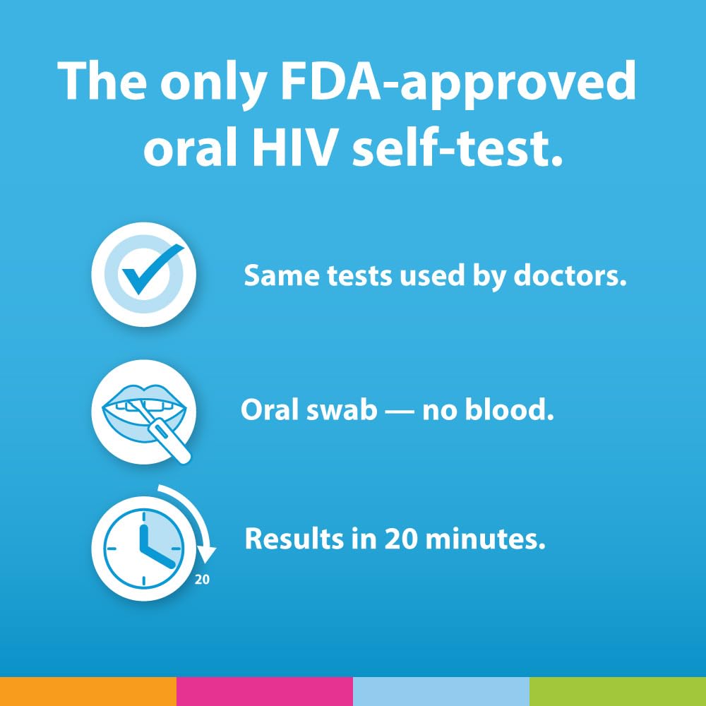 OraQuick étui-test HIV à domicile, pratique et discret.