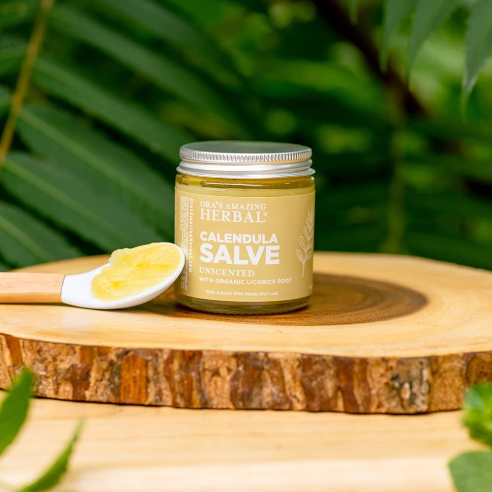 Calendula Salve sans parfum – adaptée pour peaux sensibles.