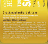 Touchy Skin Salve Ora's Amazing Herbal sans parfum et hypoallergénique.