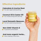 Touchy Skin Salve sans parfum pour peau sensible par Ora's Amazing Herbal.