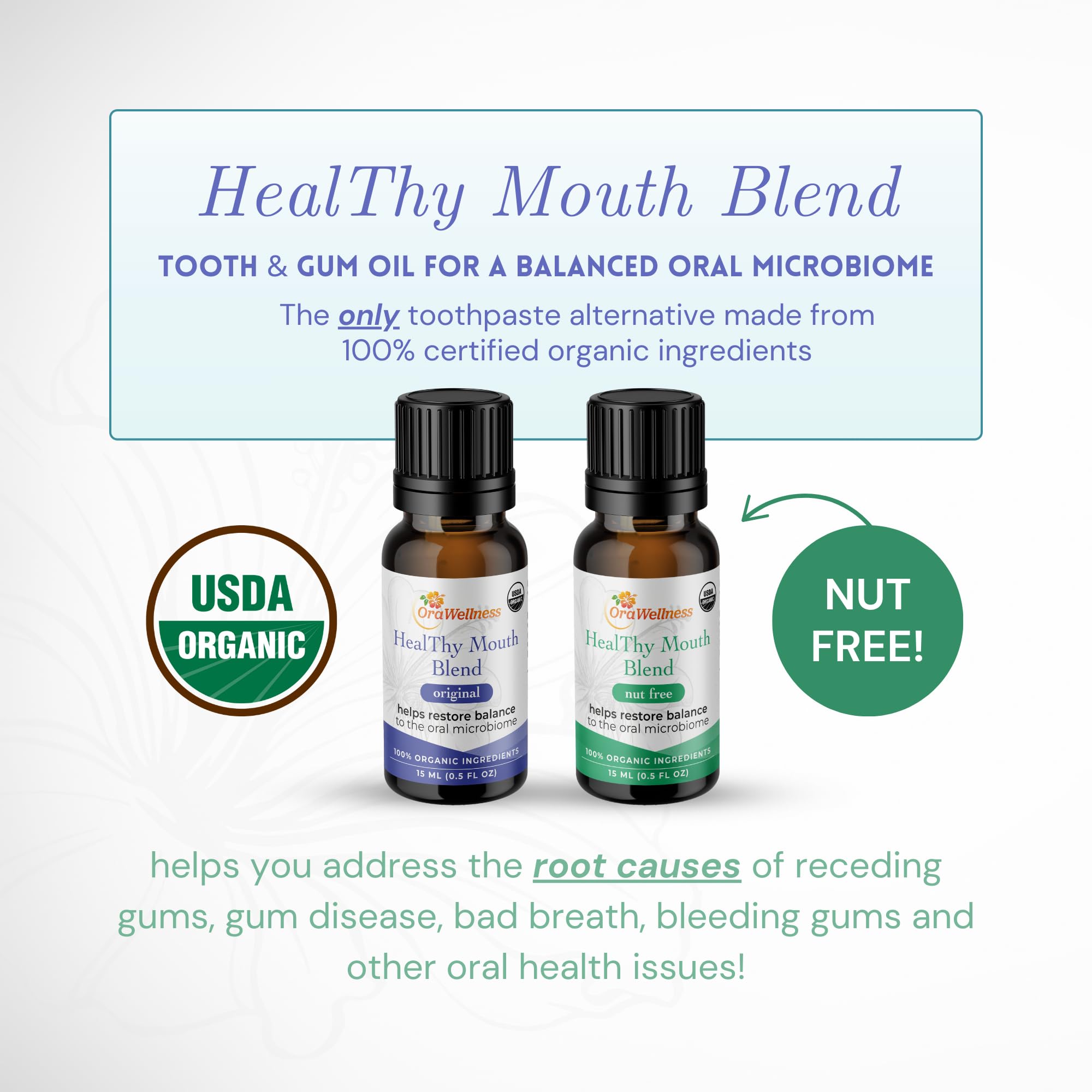OraWellness Huile-dent Nut Free – brossage quotidien pour une bouche équilibrée.