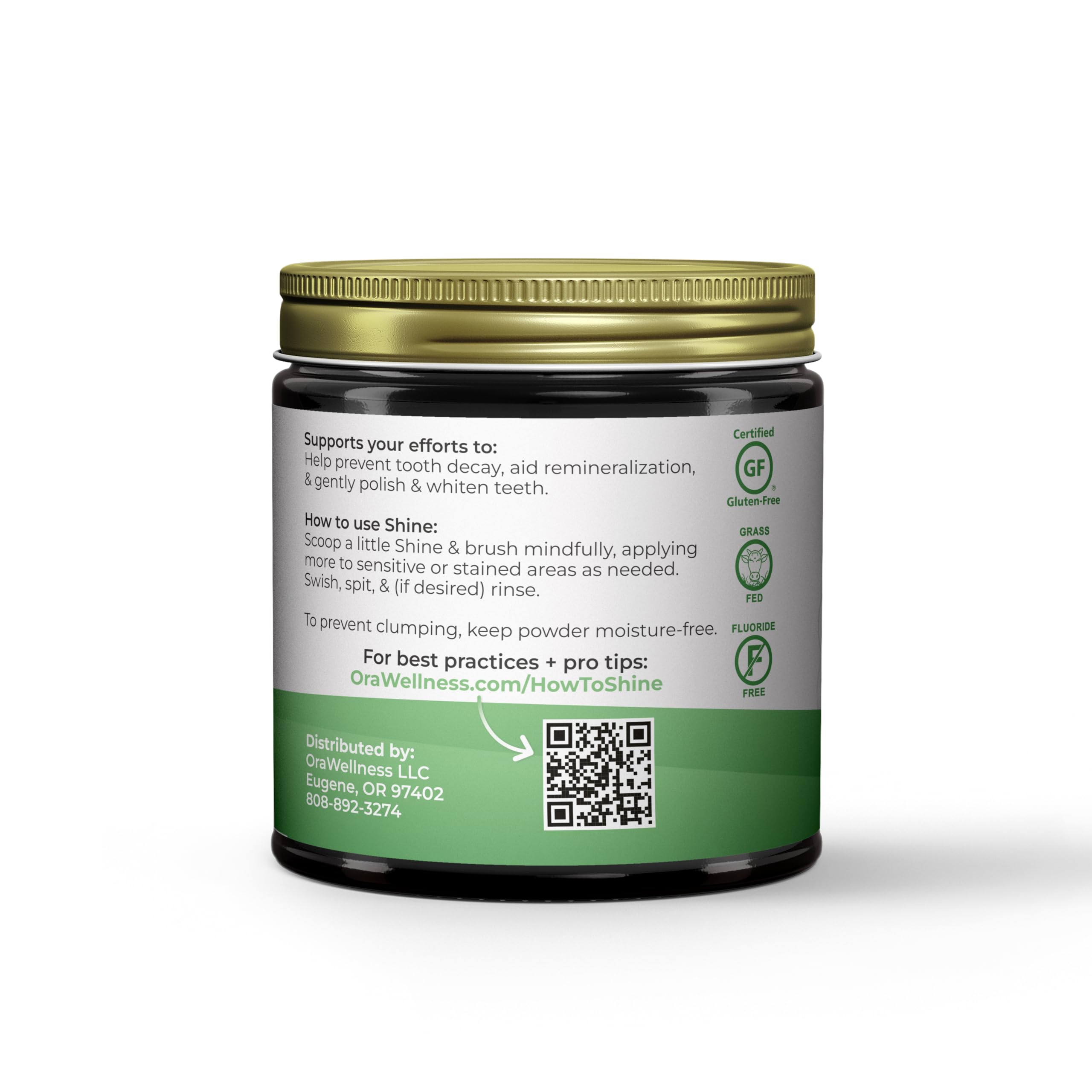 Menthe fraîche d'OraWellness Shine offre une haleine longue durée