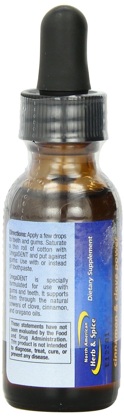 OregaDENT: goutte pipette appliquée sur gencives pour usage ciblé