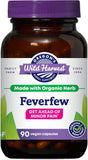 Bouteille Feverfew d'Oregon's Wild Harvest, soutien naturel contre les petites douleurs quotidiennes.