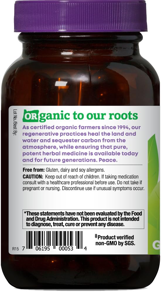 Capsules véganes Saw Palmetto, Oregon's Wild Harvest, sans allergènes.