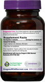 Étiquette biologique sur la valeriane d'Oregon's Wild Harvest indiquant origine et qualité