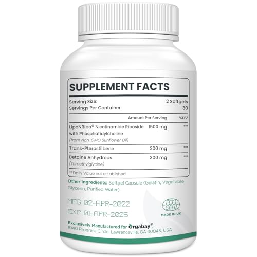 Orgabay Liposomal Nicotinamide Riboside – gélules liposomales.