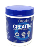 Orgain Créatine Monohydrate, boîte non aromatee, prête à être utilisée pour votre entraînement.