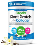 Orgain flacon protéine-collagène vanille, présentation pratique et gourmande.