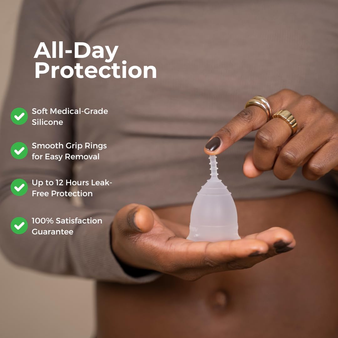 OrganiCup silicone médical doux – toucher souple et agréable.