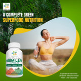 Organic Aura Neem Poudre Feuilles Entières: poudre verte issue de feuilles entières pour la peau.